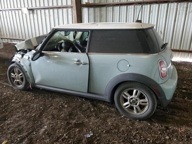 WMWSU3C57BT252512 - 2011 MINI COOPER BLUE photo 2
