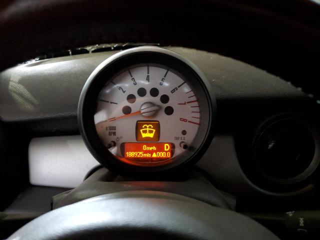 WMWSU3C57BT252512 - 2011 MINI COOPER BLUE photo 9