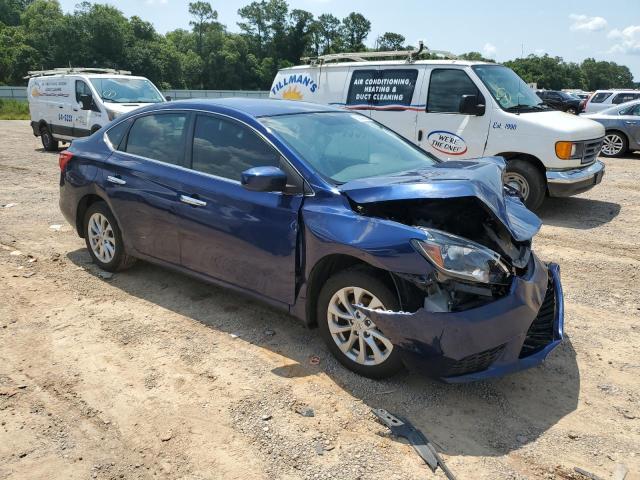 3N1AB7AP6KY240524 - 2019 NISSAN SENTRA S 蓝色 照片 4