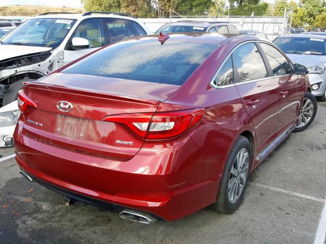 5NPE34AF1GH318746 - 2016 HYUNDAI SONATA SPORT  Foto 4