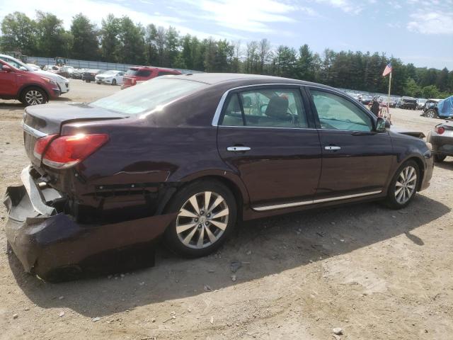 4T1BK3DB4BU385439 - 2011 TOYOTA AVALON BASE Tünd qırmızı foto 3