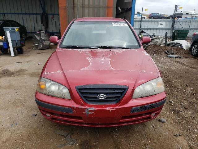 KMHDN56D66U182777 - 2006 HYUNDAI ELANTRA GT GLS RED photo 5