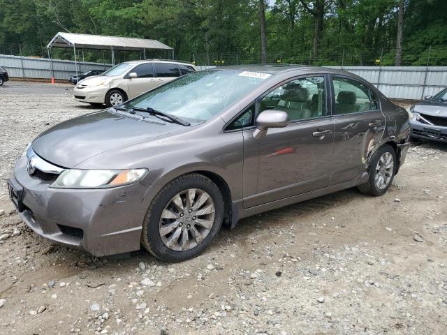 19XFA16959E028738 - 2009 HONDA CIVIC EXL GRAY photo 1