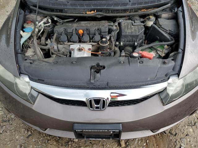19XFA16959E028738 - 2009 HONDA CIVIC EXL GRAY photo 11