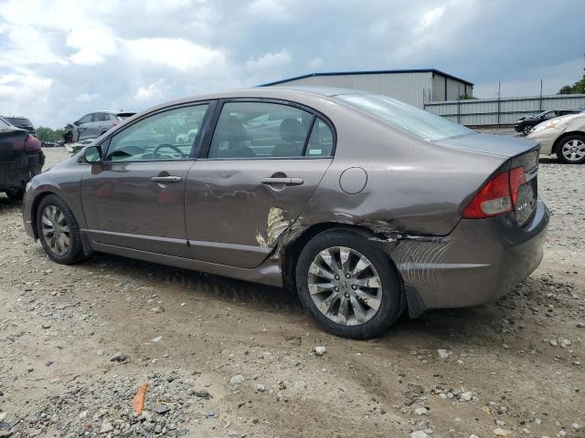 19XFA16959E028738 - 2009 HONDA CIVIC EXL GRAY photo 2
