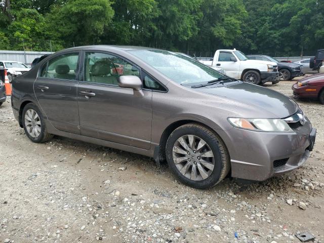 19XFA16959E028738 - 2009 HONDA CIVIC EXL GRAY photo 4