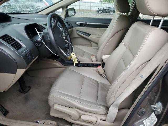 19XFA16959E028738 - 2009 HONDA CIVIC EXL GRAY photo 7