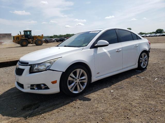 1G1PG5SB7D7101774 - 2013 CHEVROLET CRUZE LTZ WHITE photo 1