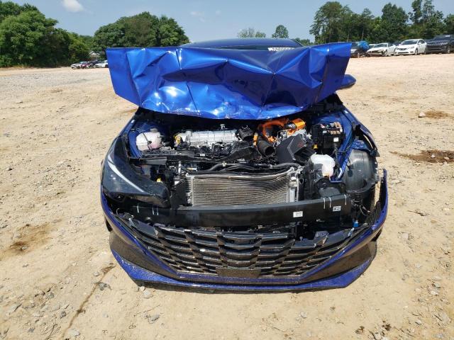 KMHLN4AJ3NU014337 - 2022 HYUNDAI ELANTRA LIMITED BLUE photo 5