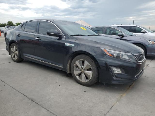 KNAGN4AD8E5064304 - 2014 KIA OPTIMA HYBRID BLACK photo 4