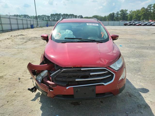 MAJ3P1TE0JC203501 - 2018 FORD ECOSPORT SE RED photo 5