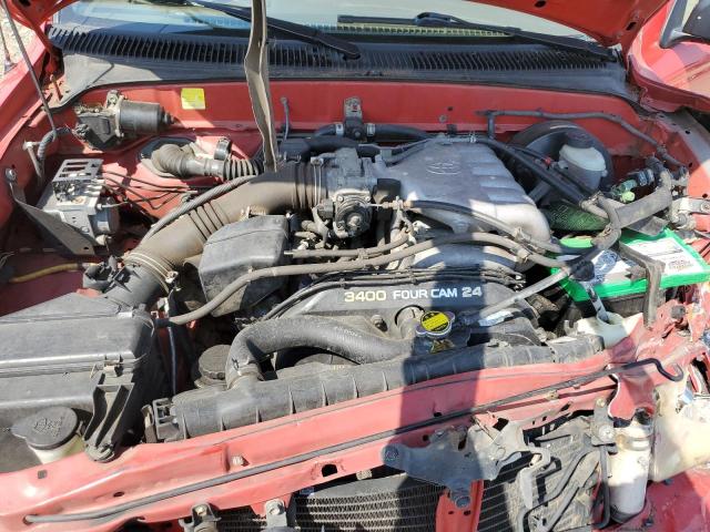 5TEGN92N84Z451843 - 2004 TOYOTA TACOMA DOUBLE CAB PRERUNNER RED photo 11