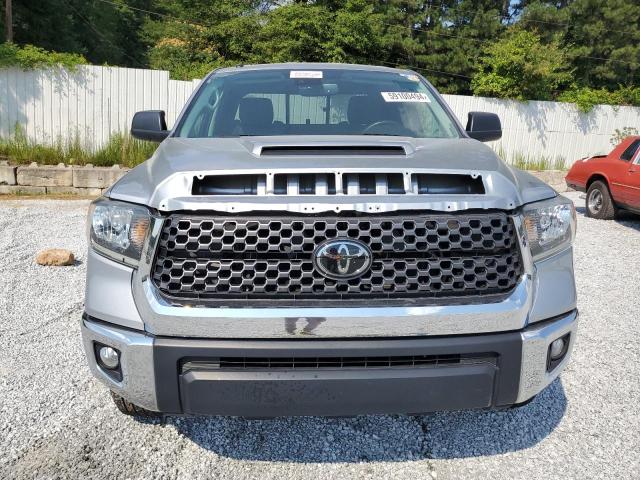 5TFRM5F10KX140925 - 2019 TOYOTA TUNDRA DOUBLE CAB SR/SR5 SILVER photo 5