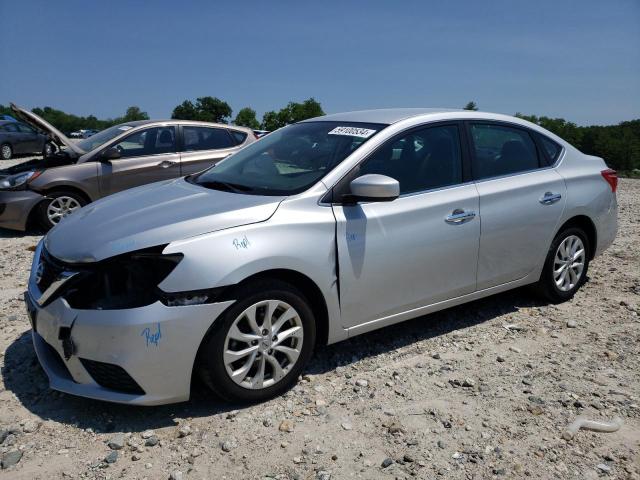 3N1AB7AP6KY429965 - 2019 NISSAN SENTRA S SILVER photo 1