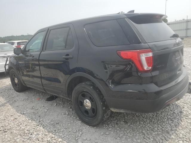 1FM5K8AR6GGC42042 - 2016 FORD EXPLORER POLICE INTERCEPTOR შავი ფოტო 2