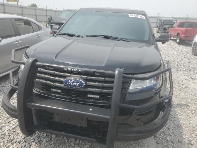 1FM5K8AR6GGC42042 - 2016 FORD EXPLORER POLICE INTERCEPTOR შავი ფოტო 5