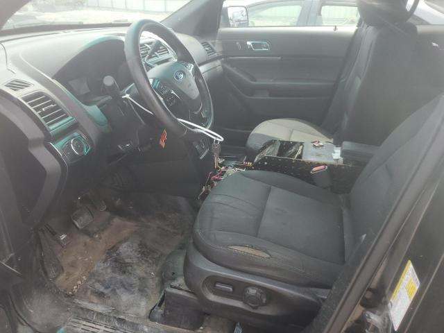 1FM5K8AR6GGC42042 - 2016 FORD EXPLORER POLICE INTERCEPTOR შავი ფოტო 7