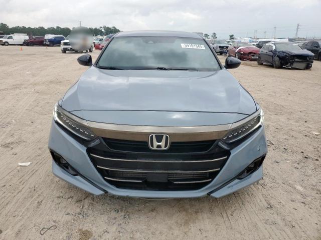 1HGCV1F39NA020644 - 2022 HONDA ACCORD SPORT BLUE photo 5