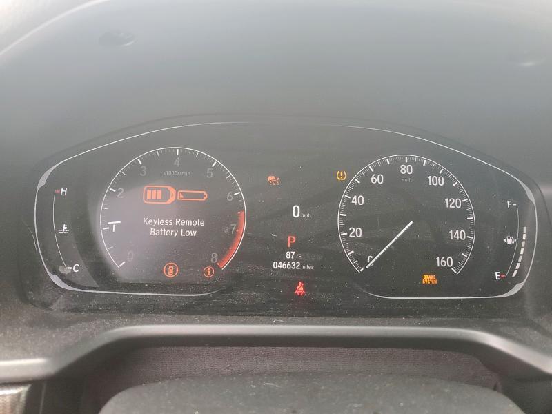 1HGCV1F39NA020644 - 2022 HONDA ACCORD SPORT BLUE photo 9