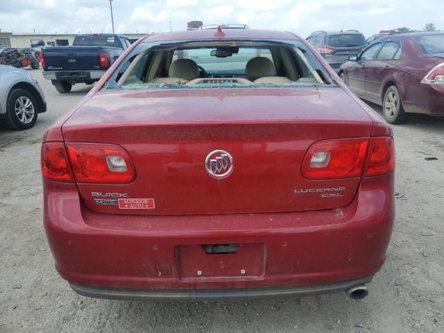 1G4HJ5EM5BU113300 - 2011 BUICK LUCERNE CXL RED photo 6