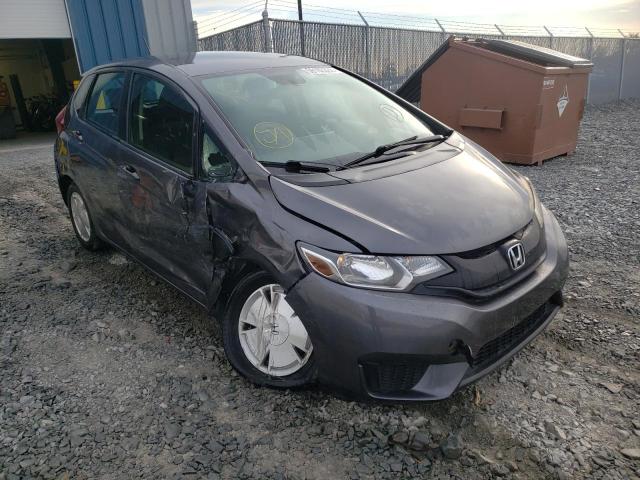 3HGGK5H59FM104466 - 2015 HONDA FIT LX GRAY photo 1