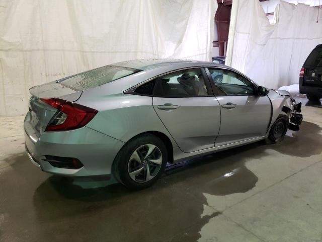 2HGFC2F67MH550257 - 2021 HONDA CIVIC LX SILVER photo 3