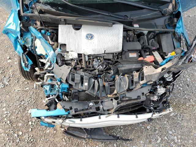 JTDKARFP7J3095543 - 2018 TOYOTA PRIUS PRIM 蓝色 照片 11