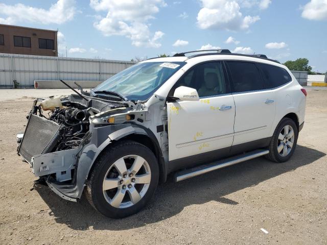 1GNKVLED5CJ264845 - 2012 CHEVROLET TRAVERSE LTZ WHITE photo 1