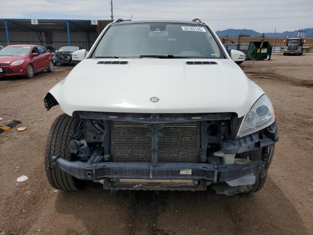 4JGDA5HB1CA058775 - 2012 MERCEDES-BENZ ML 350 4MATIC WHITE photo 5