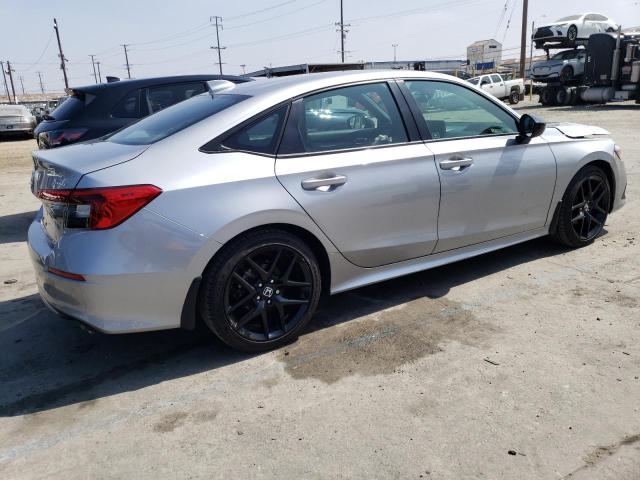 2HGFE2F51NH607037 - 2022 HONDA CIVIC SPORT SILVER photo 3