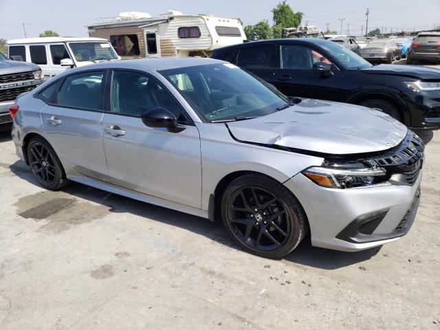 2HGFE2F51NH607037 - 2022 HONDA CIVIC SPORT SILVER photo 4