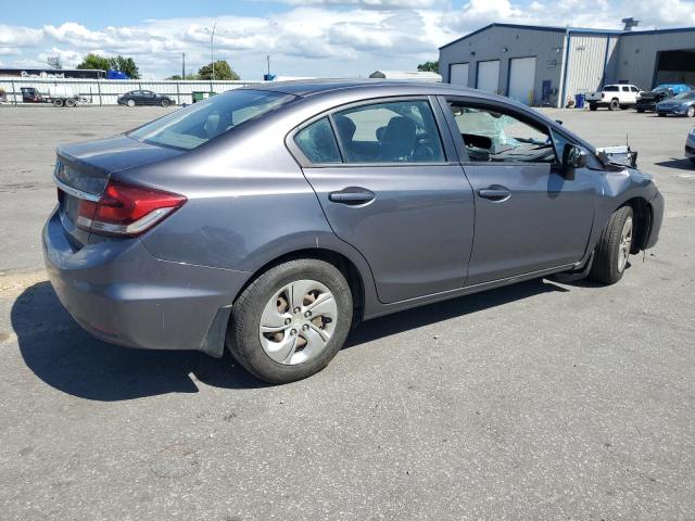 2HGFB2F54FH556501 - 2015 HONDA CIVIC LX GRAY photo 3