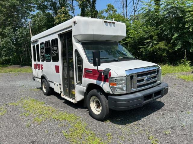 1FDEE3FL4BDB36486 - 2011 FORD ECONOLINE E350 SUPER DUTY CUTAWAY VAN WHITE photo 1