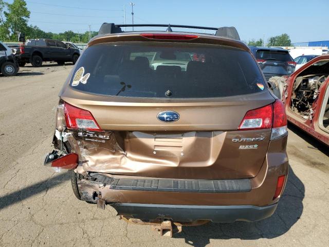 4S4BRBKCXD3321268 - 2013 SUBARU OUTBACK 2.5I LIMITED BROWN photo 6