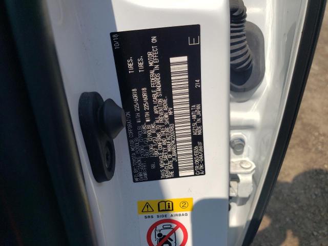 JTJBARBZ9K2200983 - 2019 LEXUS NX 300 BASE Սպիտակ լուսանկար 13