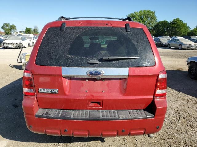 1FMCU0E7XBKC04363 - 2011 FORD ESCAPE LIMITED RED photo 6