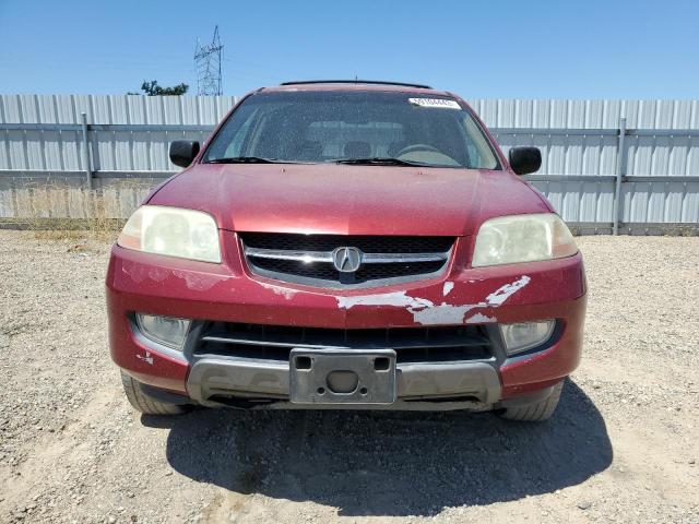 2HNYD186X2H509835 - 2002 ACURA MDX TOURING RED photo 5