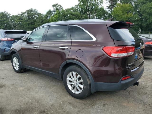 5XYPG4A39GG065766 - 2016 KIA SORENTO LX BURGUNDY photo 2