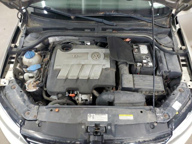 3VWLL7AJ7DM238223 - 2013 VOLKSWAGEN JETTA TDI ოქროსფერი ფოტო 11
