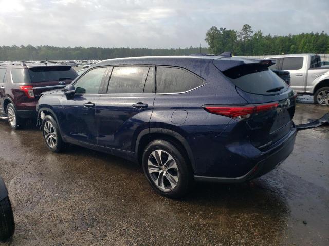 5TDGZRAHXNS132152 - 2018 TOYOTA HIGHLANDER XLE BLUE photo 2