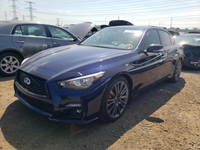 JN1FV7DP6MM850180 - 2021 INFINITI Q50 RED SPORT 400 BLUE photo 1