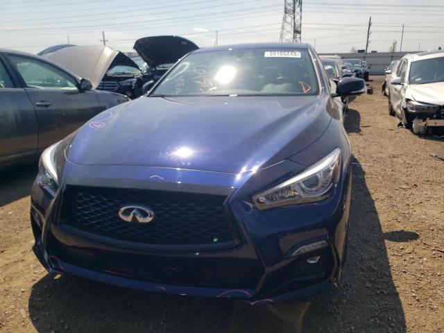 JN1FV7DP6MM850180 - 2021 INFINITI Q50 RED SPORT 400 BLUE photo 5