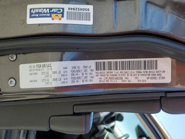 1C4PJMBS5FW662356 - 2015 JEEP CHEROKEE TRAILHAWK GRAY photo 13