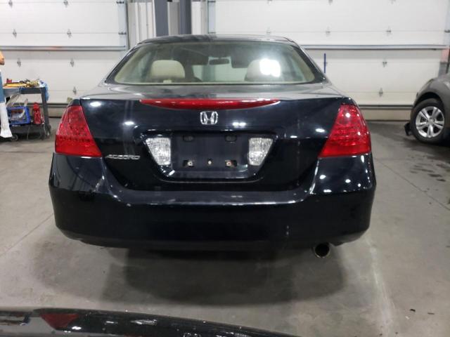 JHMCM56307C020143 - 2007 HONDA ACCORD SE BLACK photo 6