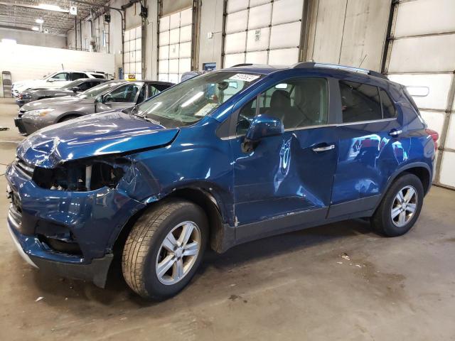 3GNCJPSB5LL177398 - 2020 CHEVROLET TRAX 1LT BLUE photo 1