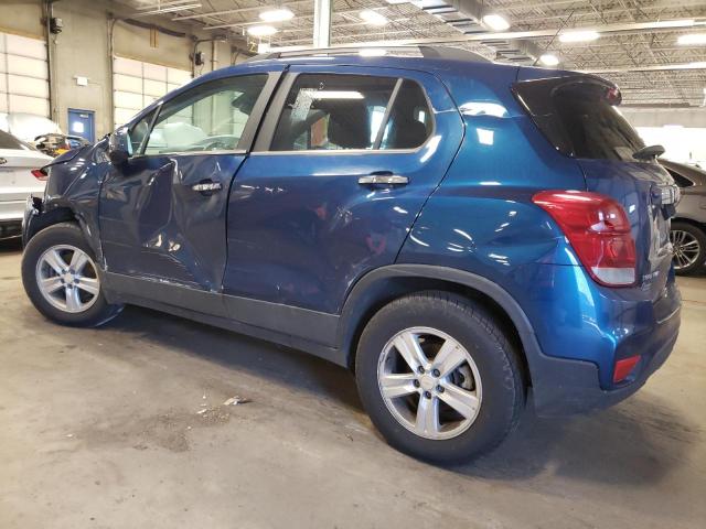 3GNCJPSB5LL177398 - 2020 CHEVROLET TRAX 1LT BLUE photo 2