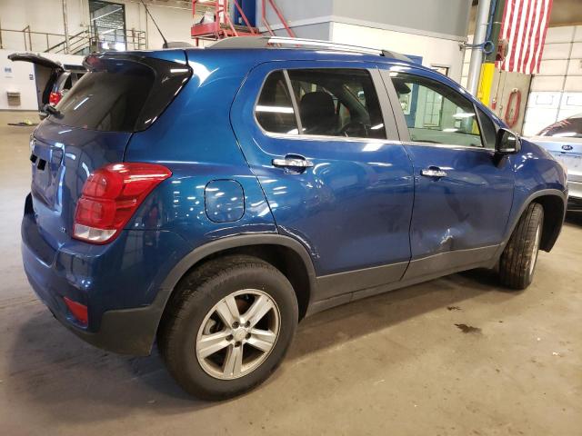 3GNCJPSB5LL177398 - 2020 CHEVROLET TRAX 1LT BLUE photo 3