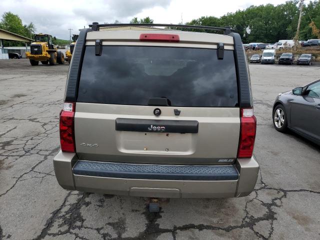 1J8HG48N06C198407 - 2006 JEEP COMMANDER TAN photo 6