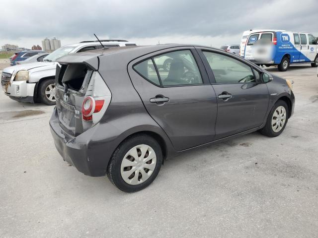 JTDKDTB38C1513534 - 2012 TOYOTA PRIUS C GRAY photo 3