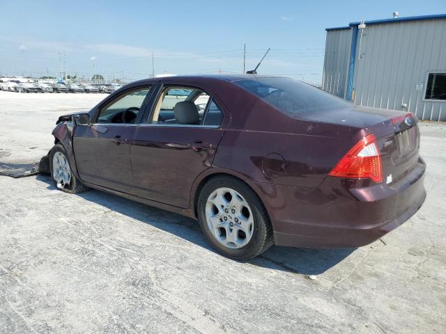 3FAHP0HA0BR268079 - 2011 FORD FUSION SE BURGUNDY photo 2